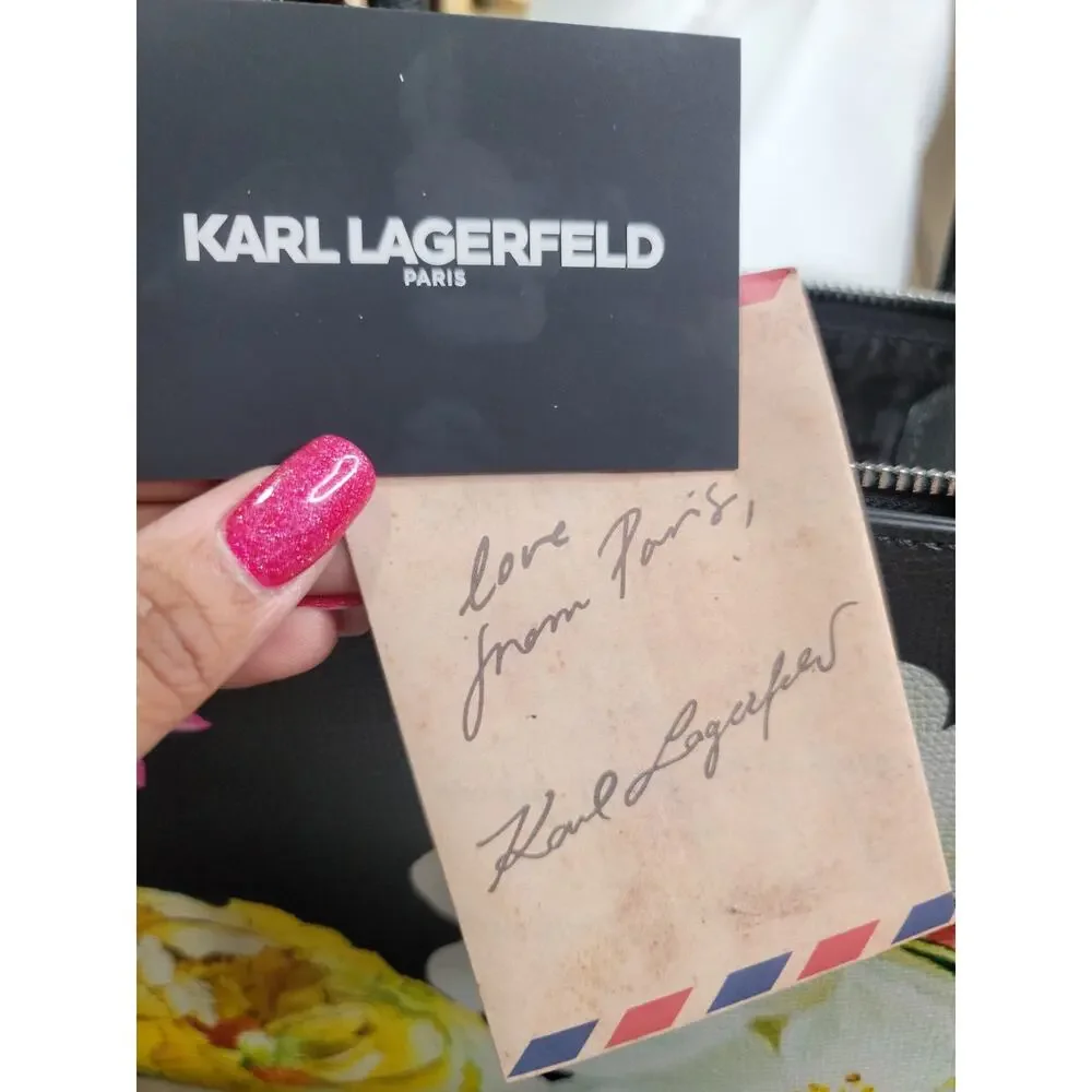 Karl Lagerfeld Paris Maybelle Floral Satchel/Crossbody Bag